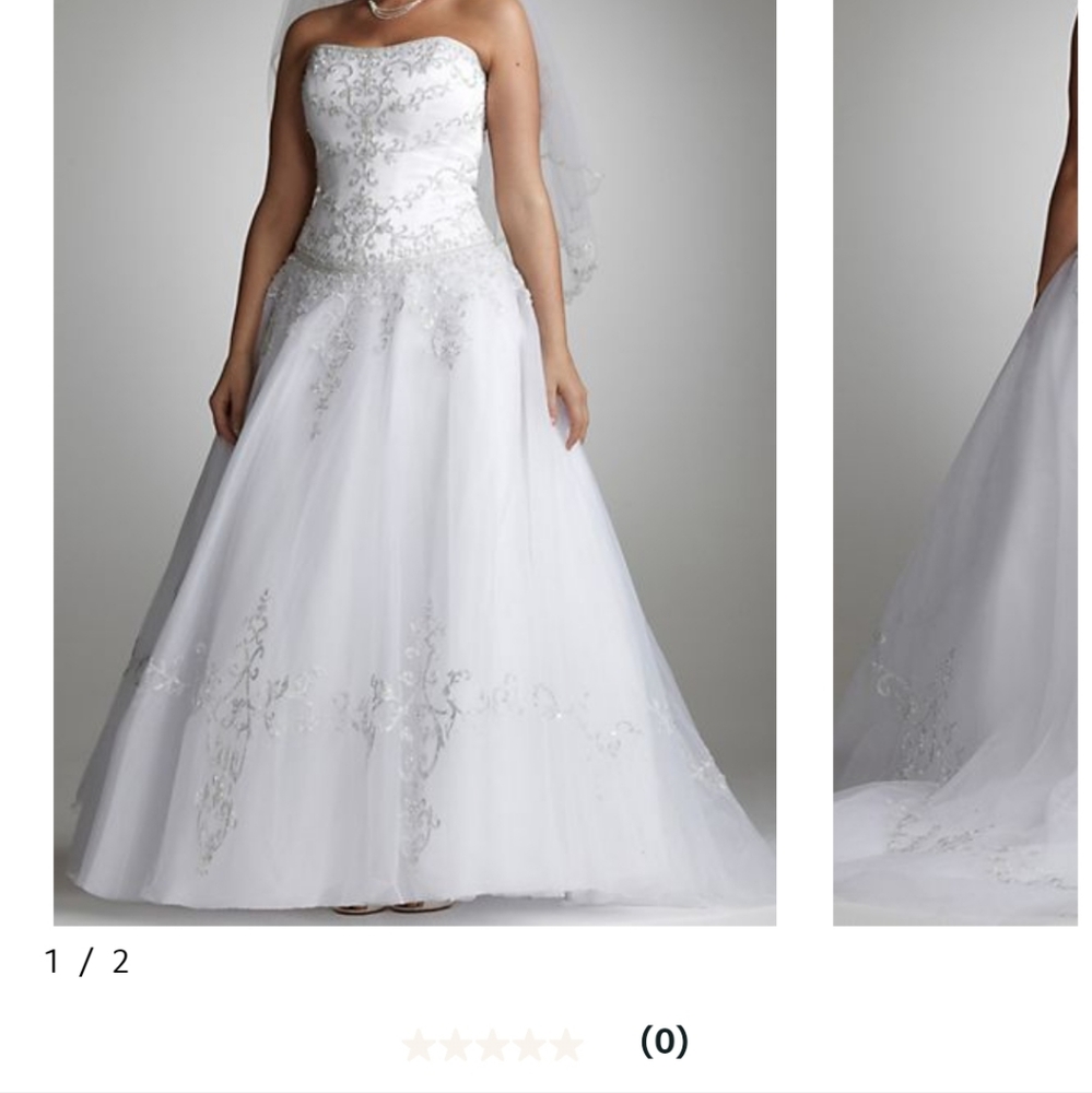 Brand new wedding dress with tags